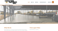 Desktop Screenshot of concretesystemsinc.net